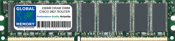 256MB DRAM DIMM MEMORY RAM FOR CISCO 2821 ROUTER (MEM2821-256D)